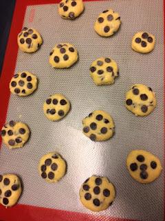 COOKIES  CON GOTITAS DE CHOCOLATE