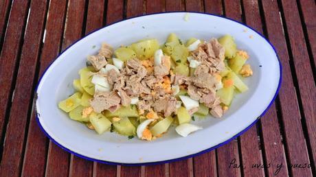 Papas aliñás Papas aliñás