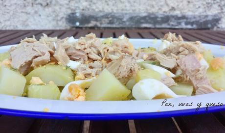 Papas aliñás Papas aliñás