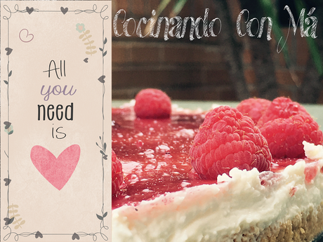 Tarta de Queso con Frambuesa