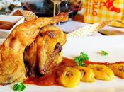 Codornices salsa chocolate