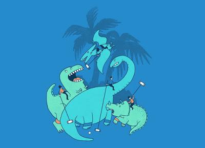 Polo with Dinosaurs