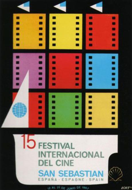 diseño gráfico carteles festival de cine de san sebastian 1967
