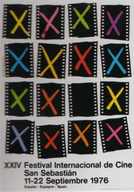 diseño gráfico carteles festival de cine de san sebastian 1976