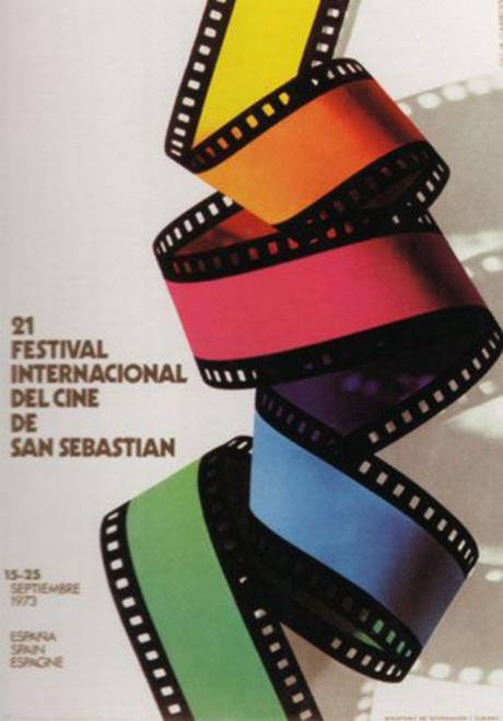 diseño gráfico carteles festival de cine de san sebastian 1973