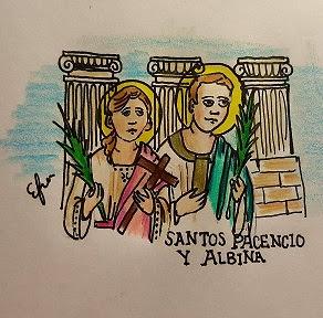 Santos Pacencio y Albina.