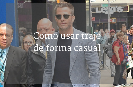 Como usar traje de forma casual