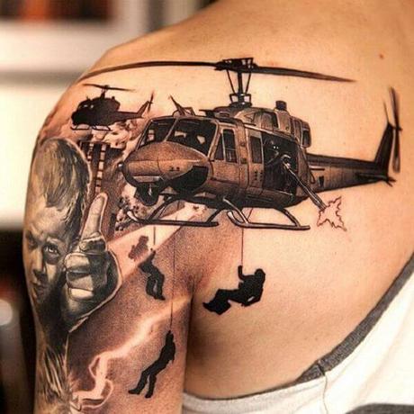 40 impresionantes tatuajes tematicos de guerra parte 2