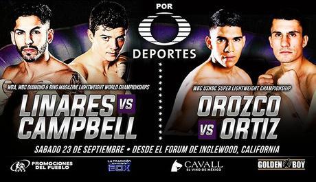 Jorge Linares vs Luke Campbell en Vivo – Box – Sábado 23 de Septiembre del 2017