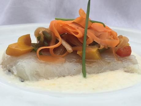 Bacalao en salsa de coco