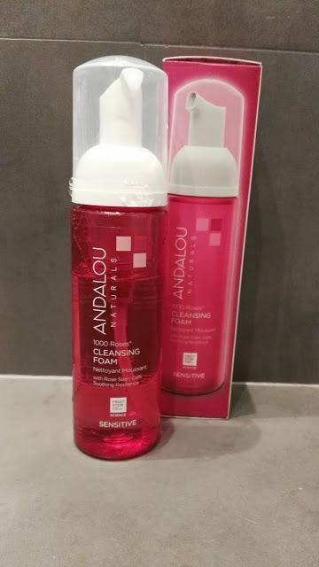 PROBANDO LA ESPUMA LIMPIADORA 1000 ROSAS DE ANDALOU NATURALS