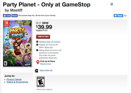 Party Planet llegará con muchos minijuegos a Switch en diciembre Party Planet llegará con muchos minijuegos a Switch en diciembre