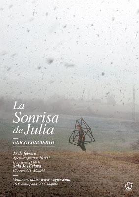 La Sonrisa de Julia se reúne para un único concierto en Madrid