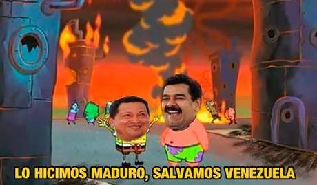 El apocalíptico #meme de Maduro y Chávez que salió en cadena nacional y no te diste cuenta #Venezuela (VIDEO)