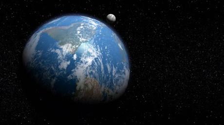 Planeta tierra y la Luna