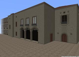 Réplica Minecraft del Palacio de Saldañuela, Sarracín, Burgos, España.