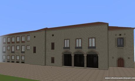 Réplica Minecraft del Palacio de Saldañuela, Sarracín, Burgos, España.