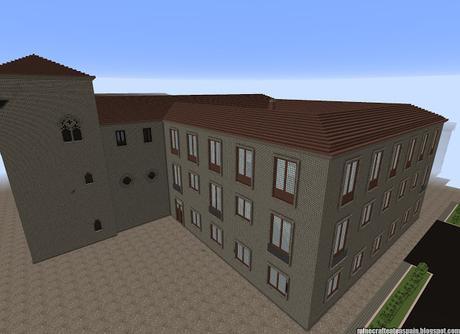Réplica Minecraft del Palacio de Saldañuela, Sarracín, Burgos, España.
