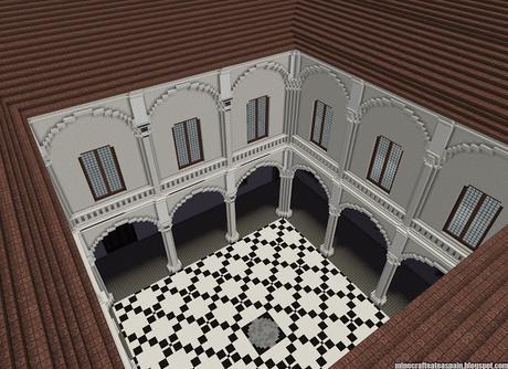 Réplica Minecraft del Palacio de Saldañuela, Sarracín, Burgos, España.