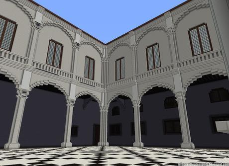 Réplica Minecraft del Palacio de Saldañuela, Sarracín, Burgos, España.