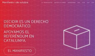 Apoyar el referéndum en Catalunya el 1-O, no es pedir su independencia. El derecho a decidir debería ser sagrado.