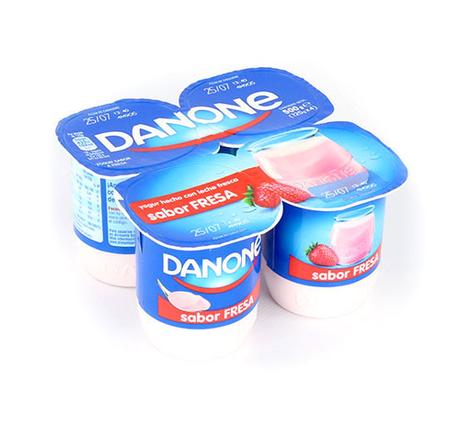 danone sabor fresa yogur con aromas pero sin fruta