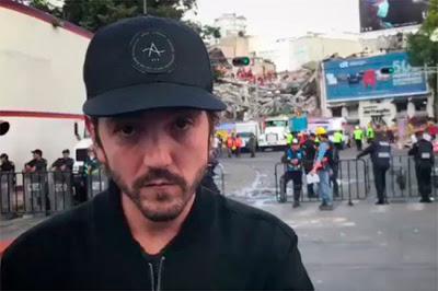 Diego Luna ayuda a damnificados en México