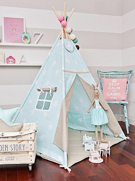 deco ideas para crear y decorar tu propio tipi indio