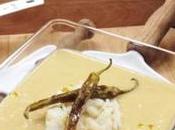 Crema puerros bacalao