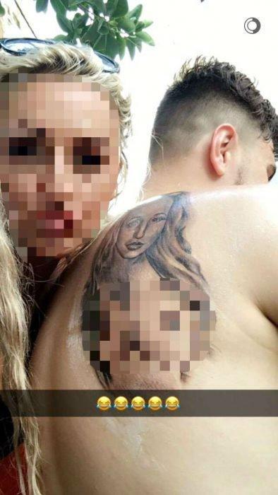 Se tatuó a su novia desnuda y es el mayor error de su vida