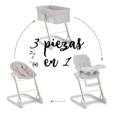 Minicuna, hamaca y trona 3  en 1