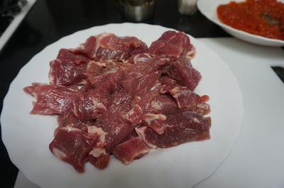 Magro de cerdo con tomate