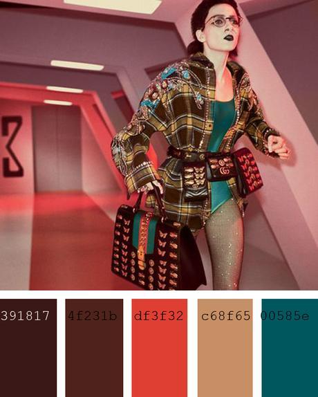 paletas de color tonos de moda pantone otoño2017