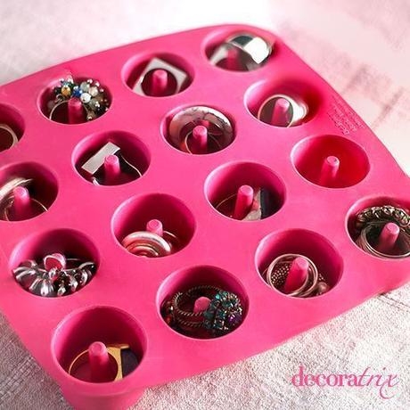 Decoración. Muchas ideas originales y divertidas para organizar joyas y bisutería.