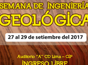 invitamos participar Semana Geológica Lima