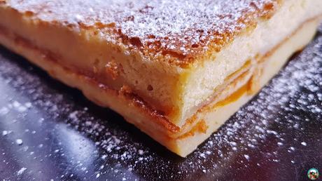 Pastel mágico de mango y chocolate blanco