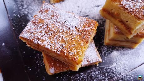 Pastel mágico de mango y chocolate blanco Pastel mágico de mango y chocolate blanco