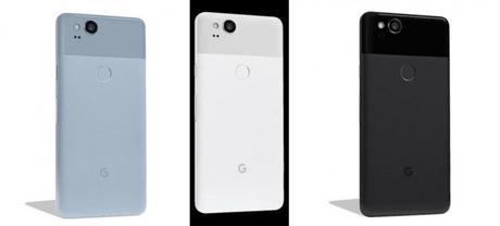Filtrados: El dispositivo Google Pixel 2 y Pixel 2 XL en varios colores