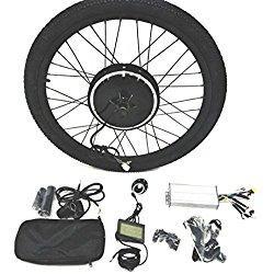 48V500W Hub Motor EBike Bicicleta ELÉCTRICA KIT DE CONVERSIÓN + LCD+ Tire Theebikemotor (Front Wheel, 700C)