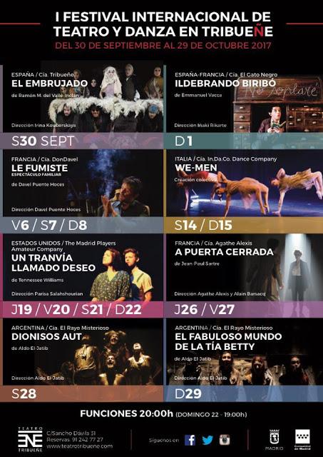 I Festival Internacional de Teatro y Danza TRIBUEÑE.