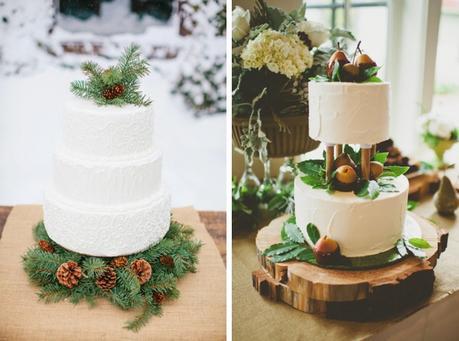 15 Tarta de Boda Invernales