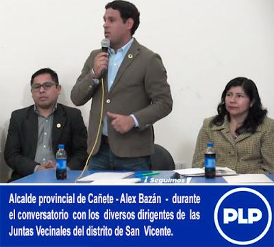 ALCALDE DE CAÑETE SOSTIENE CONSERVATORIO CON DIRIGENTES VECINALES…