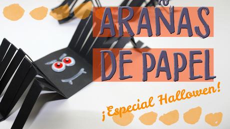 Cómo hacer Arañas de papel para halloween