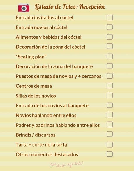 Ejemplo listado de fotos: recepción