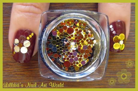 Flores con sequins de Beauty Bigbang