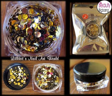 Flores con sequins de Beauty Bigbang