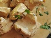 Pollo salsa nata mostaza