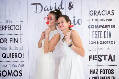 Ideas originales para un photocall de boda