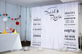 Ideas originales para un photocall de boda