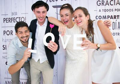 Ideas originales para un photocall de boda
